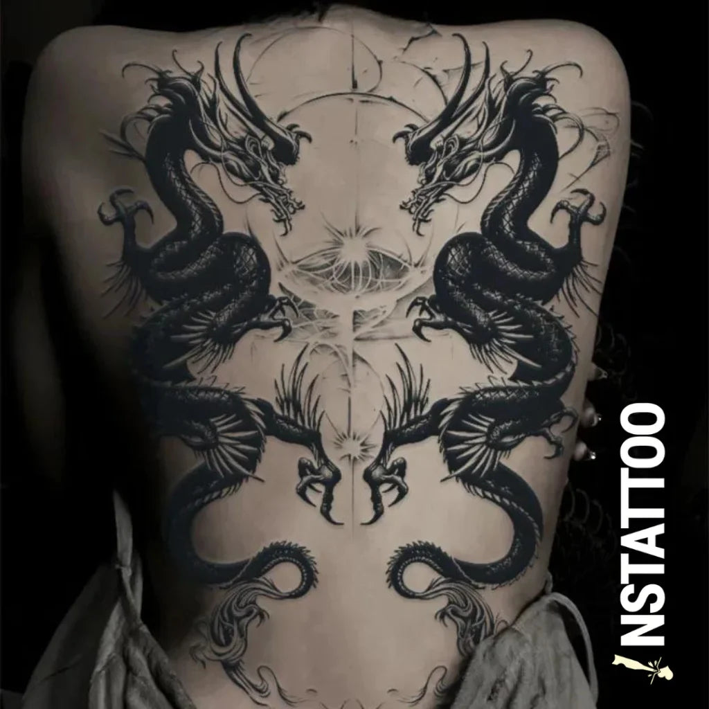 Draconic Unity - Semi-Permanent Tattoo