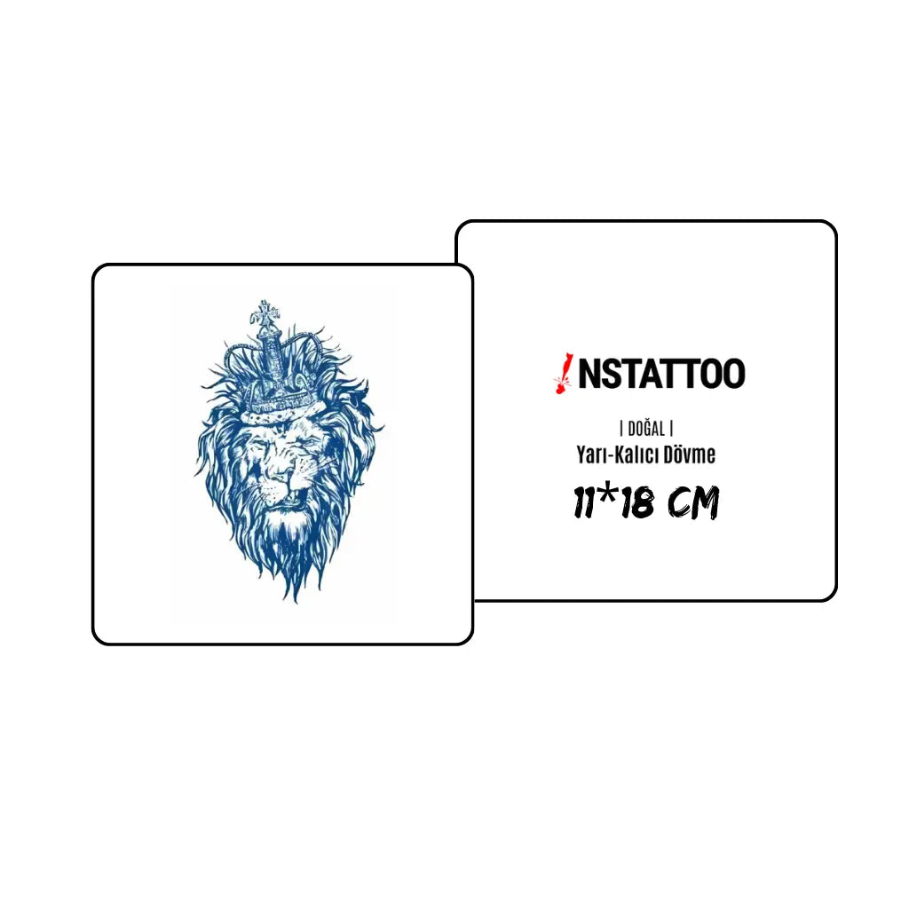 (Limited Stock) Lion - Semi-Permanent Tattoo