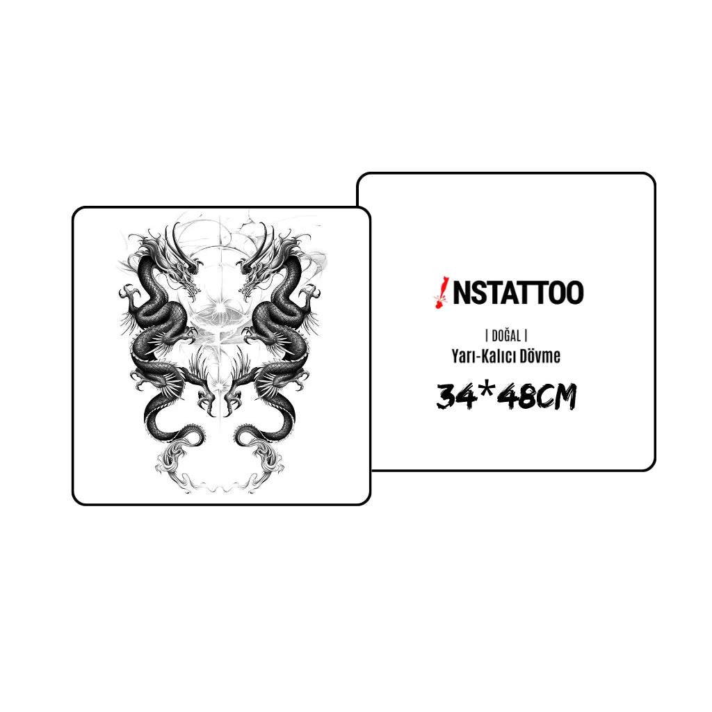 Draconic Unity - Semi-Permanent Tattoo