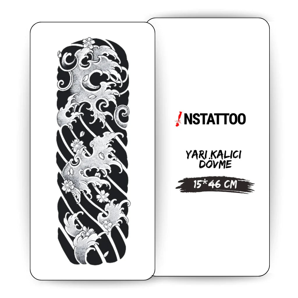 (Full Arm Sleeve) Tempest - Semi-Permanent Tattoo