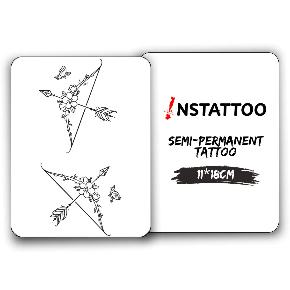 Bow -Semi-Permanent Tattoo