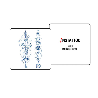 Ekinoks 2 Parça - Semi-Permanent Tattoo - instattoo