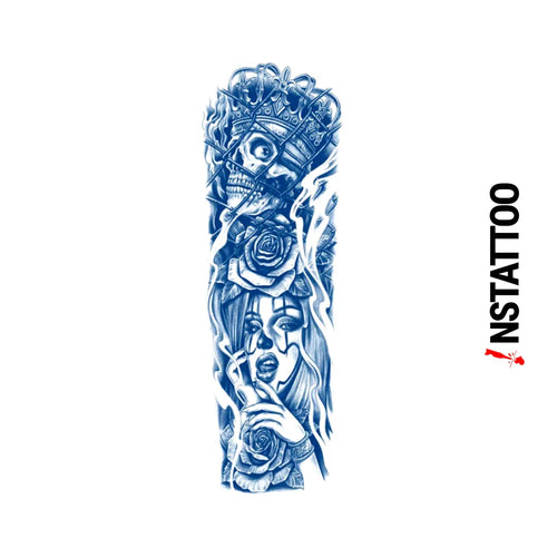 (Full Sleeve) Tempt - Semi-Permanent Tattoo