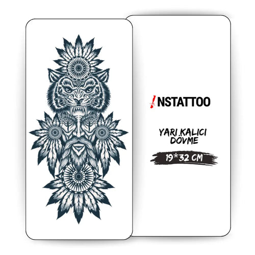 (Chest-Arm-Sleeve) Raijin - Semi-Permanent Tattoo