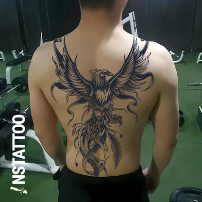 Imperial Firebird - Semi-Permanent Tattoo