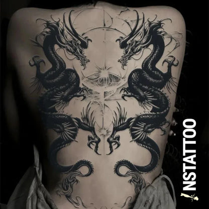 Draconic Unity - Semi-Permanent Tattoo