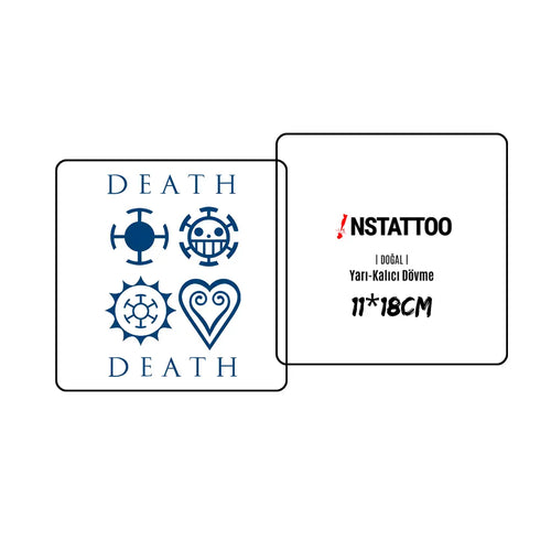 (OP) Heart Pirates - Semi-Permanent Tattoo