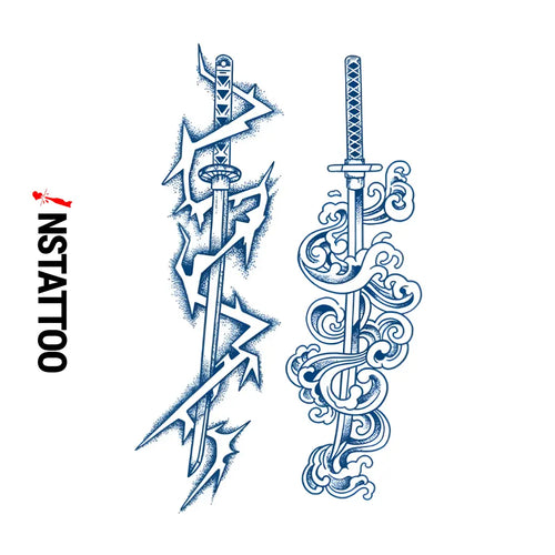 (DS) Zenitsu-Giyu - Semi-Permanent Tattoo