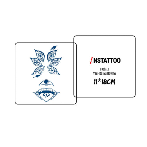 (DS-JK) Sukuna-Kokushibo - Semi-Permanent Tattoo