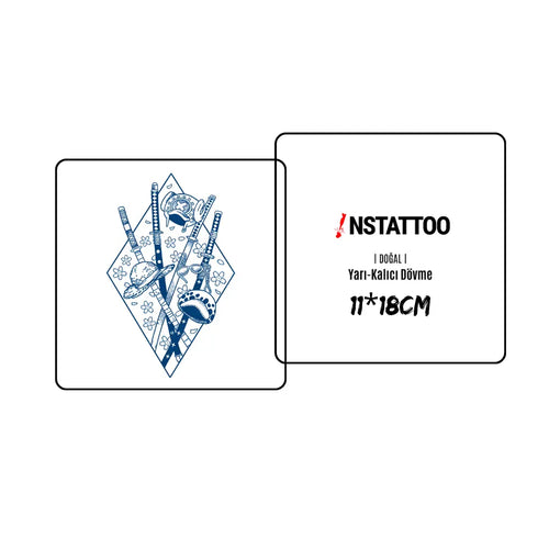 (OP) Luffy-Chopper-Kid - Semi-Permanent Tattoo