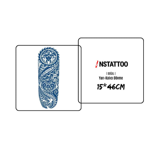 (Full Sleeve) Shell - Semi-Permanent Tattoo