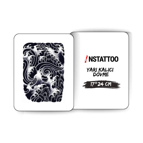 (Half Arm Sleeve) Aegir - Semi-Permanent Tattoo