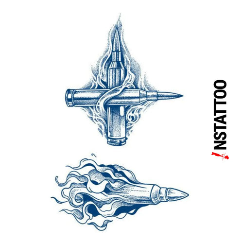 Bullet - Semi-Permanent Tattoo
