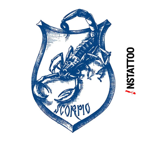 Scorpio -Semi-Permanent Tattoo