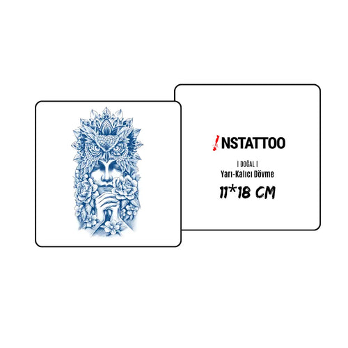 OWL -Semi-Permanent Tattoo