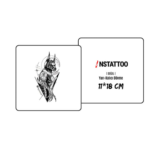 Anubis - Semi-Permanent Tattoo