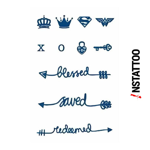 (Limited Stock) Royal - Semi-Permanent Tattoo Paketi