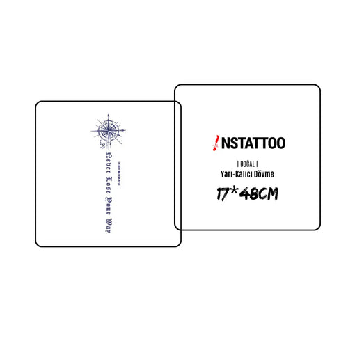 Compass -Semi-Permanent Tattoo