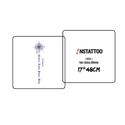 Compass -Semi-Permanent Tattoo