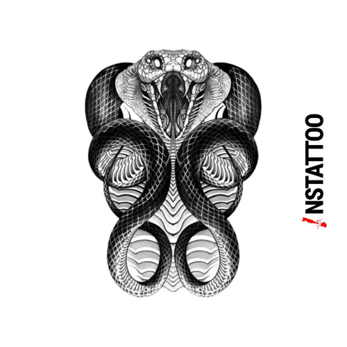 Ladon's Gaze - Semi-Permanent Tattoo