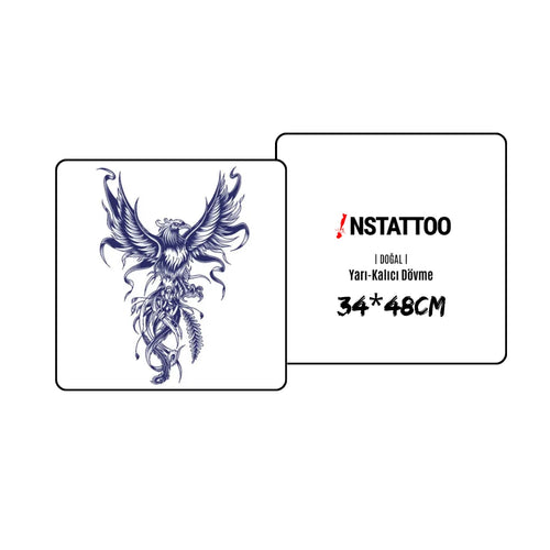 Imperial Firebird - Semi-Permanent Tattoo