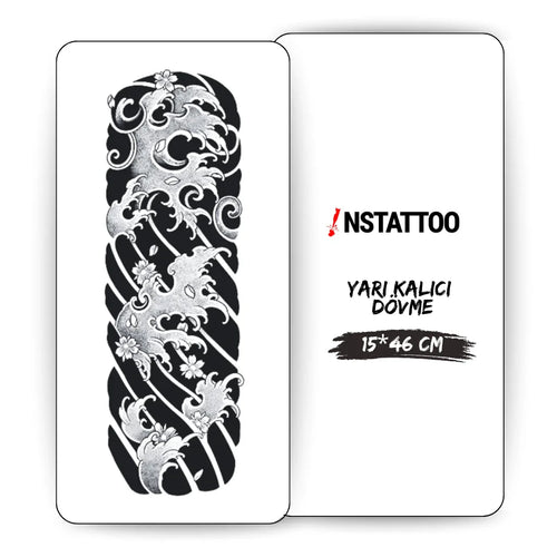 (Full Arm Sleeve) Tempest - Semi-Permanent Tattoo