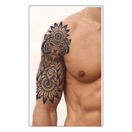 (Chest-Arm-Sleeve) Raijin - Semi-Permanent Tattoo