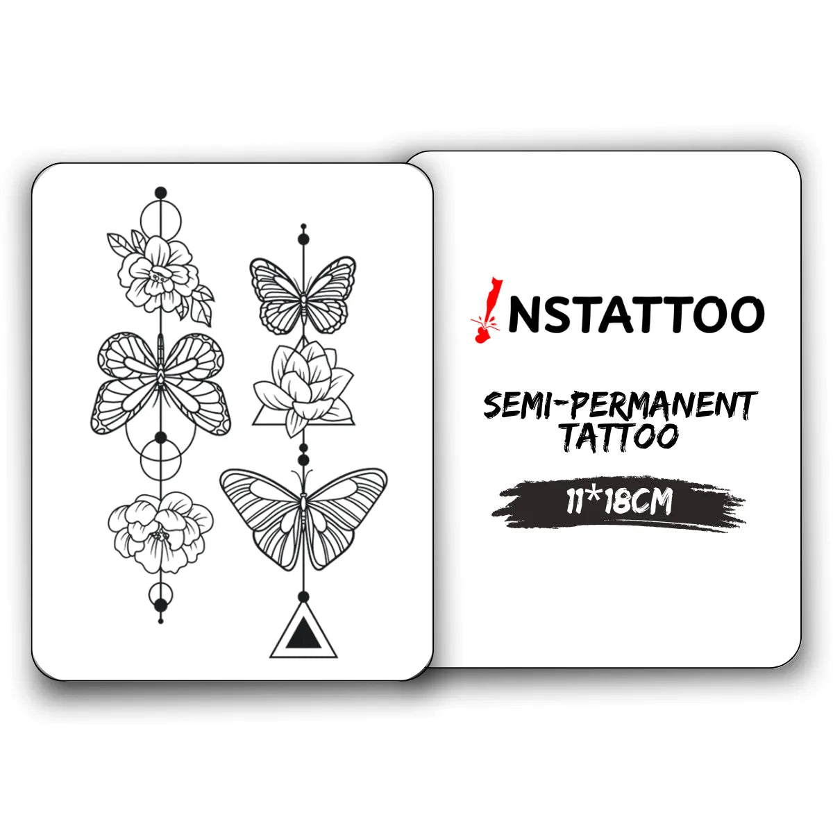 Butterfly 2 Piece - Semi-Permanent Tattoo