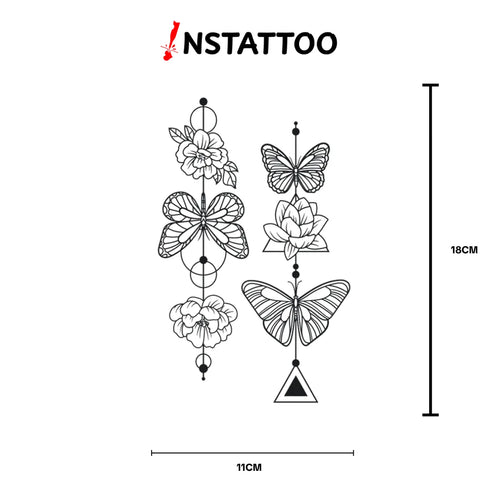 Butterfly 2 Piece - Semi-Permanent Tattoo