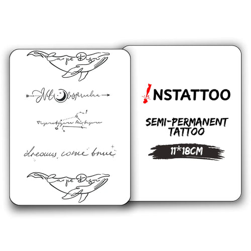 (5 Tattoo) D R E A M S -Paket- Semi-Permanent Tattoo