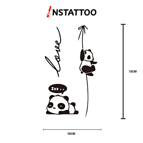 Panda - Semi-Permanent Tattoo