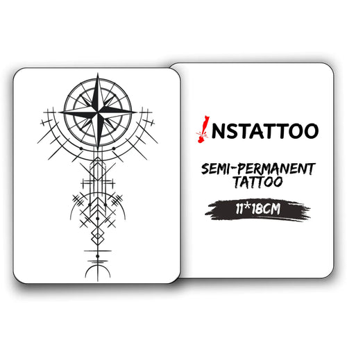 Viking Star- Semi-Permanent Tattoo